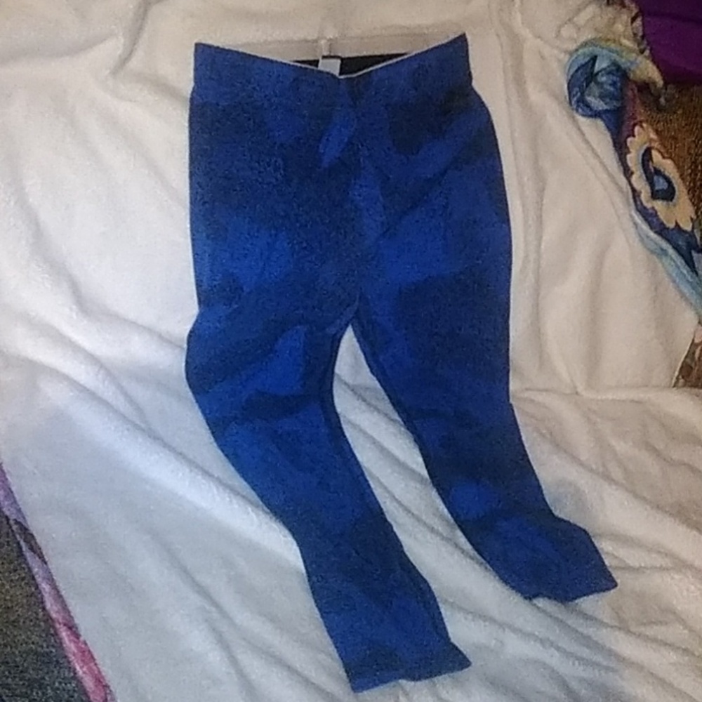 Women's Nike Blue & Black spotted pants